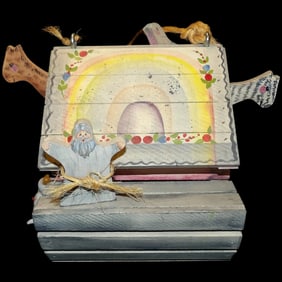 Noah’s Ark Folk Art Bird House- made in 1994