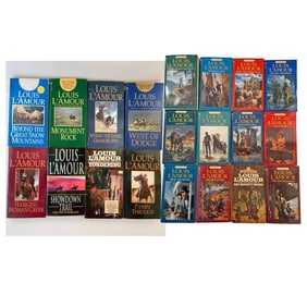 Large Lot of Louis L‘Amour Paperback Book (20)