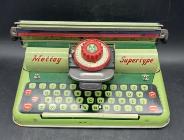 VINTAGE METTOY SUPERTYPE TYPEWRITER Made in Gt Britain