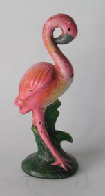 Antique cast iron Flamingo bottle opener.