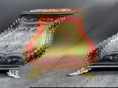 WALTER BAKER EDWARDIAN SPORTS MEN & WOMEN BEAUTIFUL RARE TIN C1905 FRANZ EULER