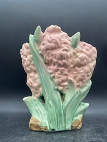 Vintage 1950 McCoy Pink Hyacinth Vase