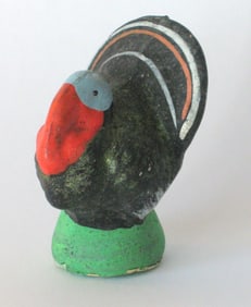 Vintage composition turkey figure.