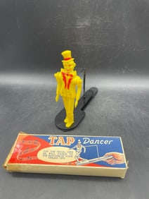 VINTAGE TAP DANCER MAN TOY IN ORIGINAL BOX - 1950S