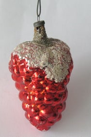 Antique mercury glass Christmas ornament.