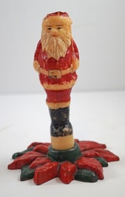 Vintage Christmas Santa Claus Candle 1940’s