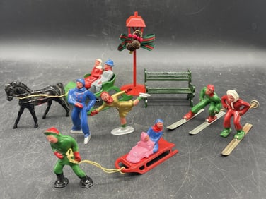 1930's Barclay Cast Iron Figures