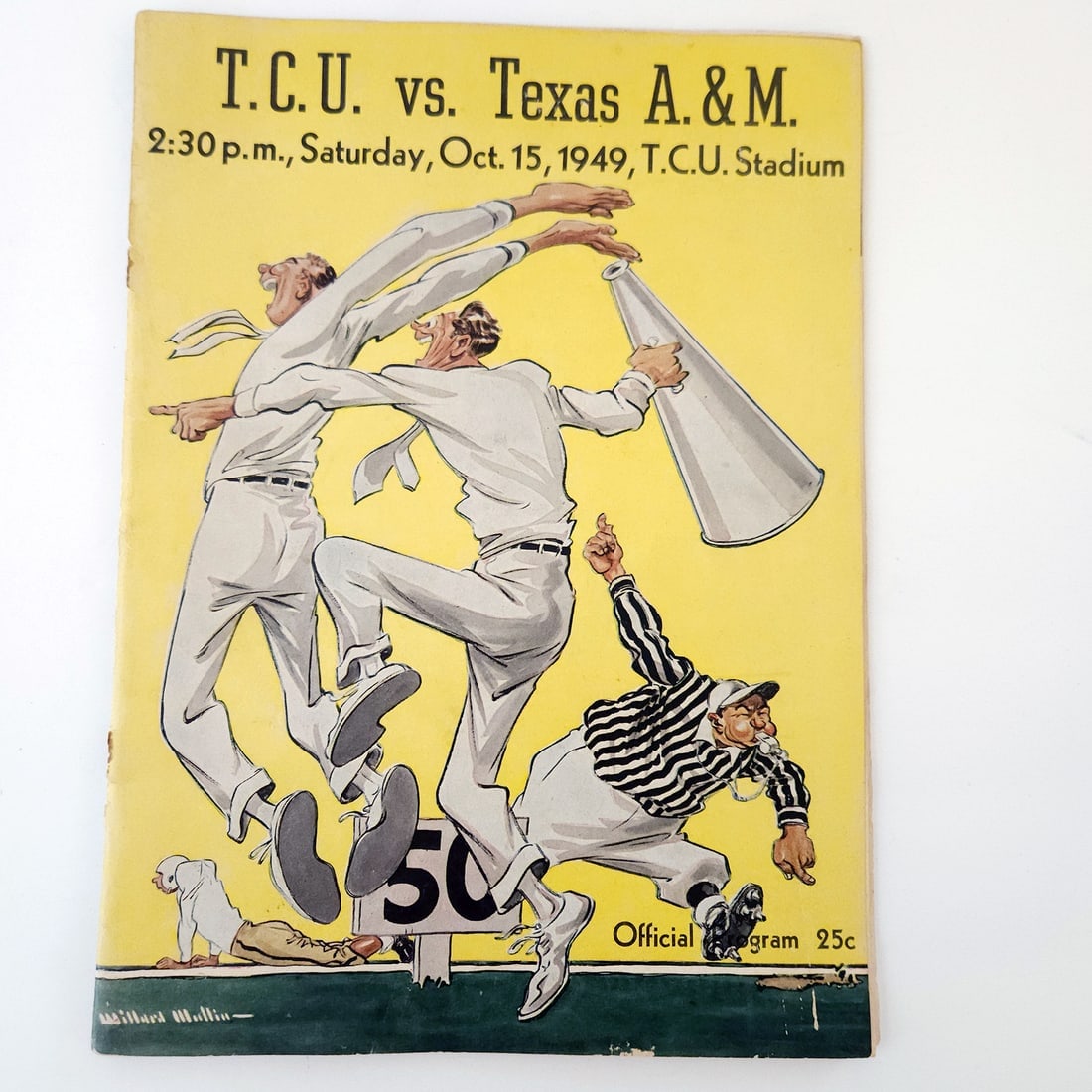 TCU Vsv Texas A&M Oct 15, 1949 Football Program (1 of 10)