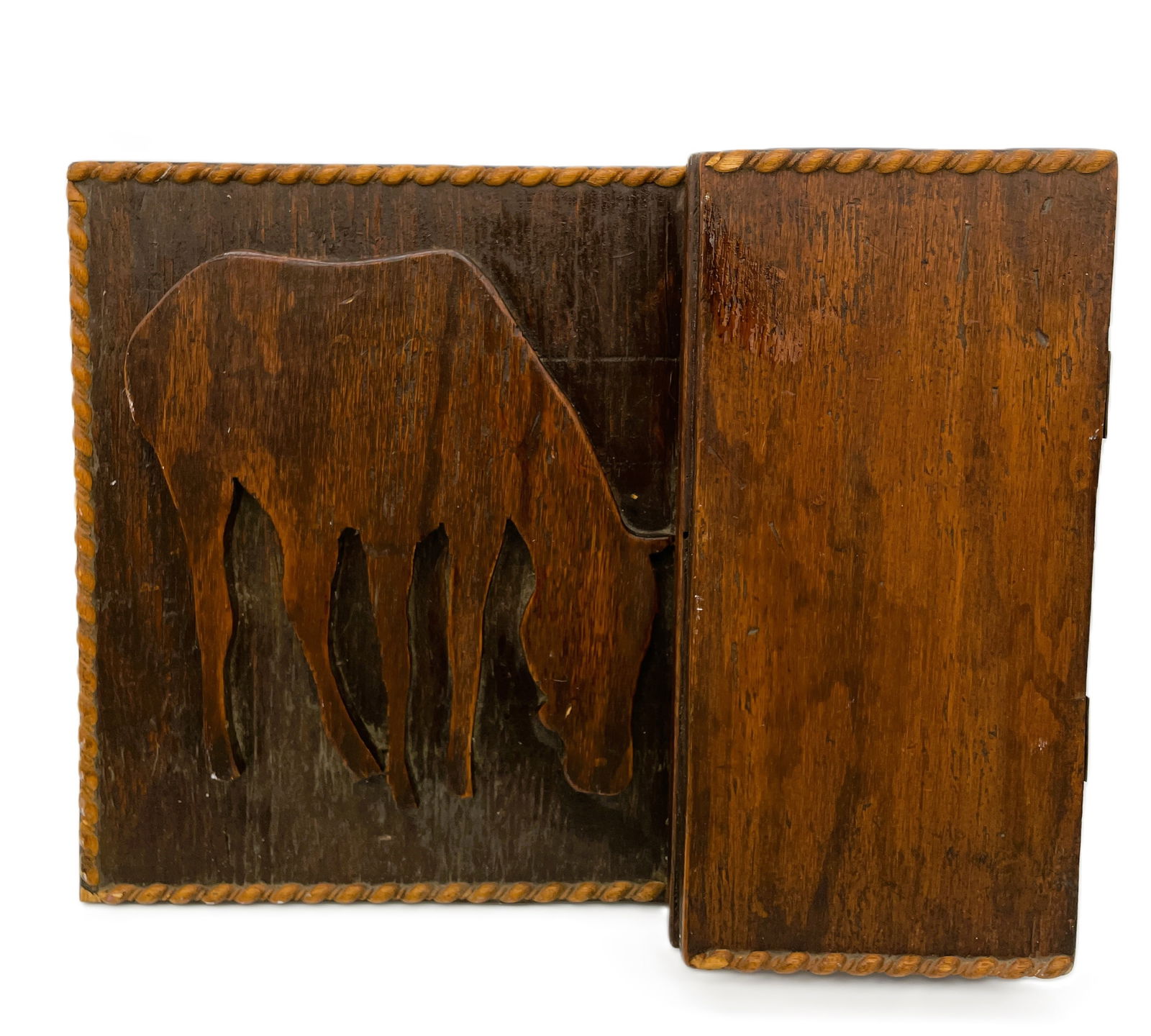 PRIMITIVE SPOOL CABINET HORSE DESIGN (1 of 7)