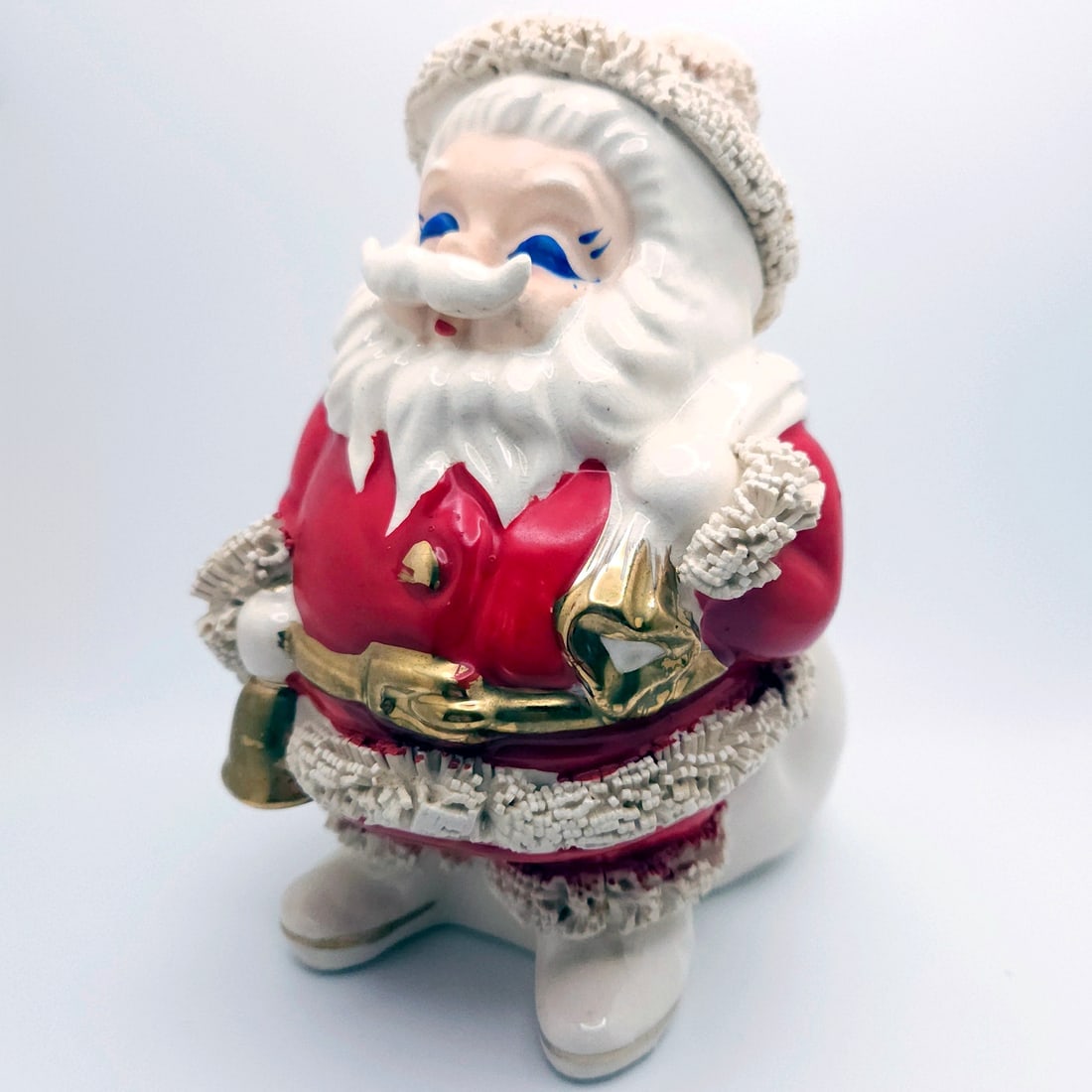 Vintage Christmas Santa Porcelain Coin Bank (1 of 5)