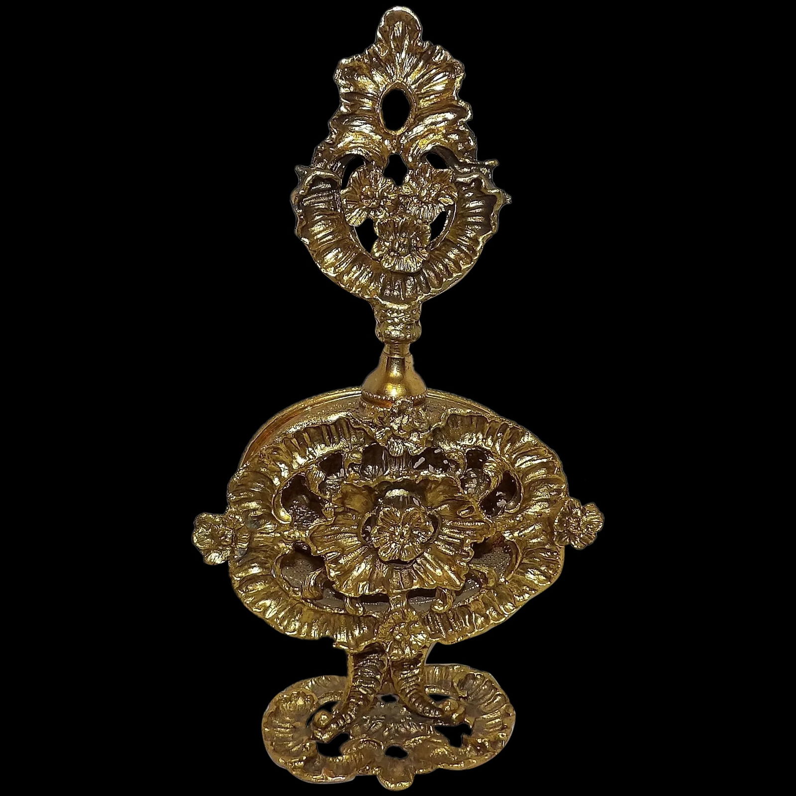 Vintage Large Decorative Ormolu Perfume Bottle (1 of 8)