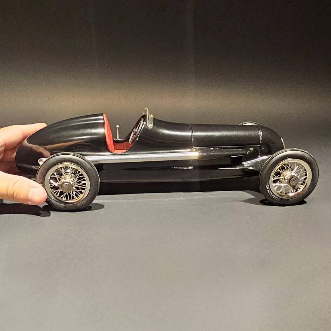 12" Aluminum Black Model Tether Car (1 of 14)