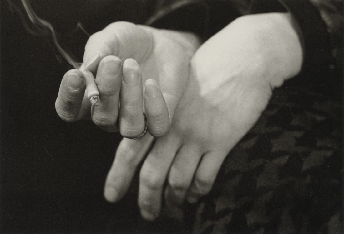 BARRY FEINSTEIN - Bob Dylan's Hands, Scotland, 1966: Artist: Barry Feinstein Title: Bob Dylan's Hands, Edinburgh, Scotland, 1966 Medium: Photo Litho, 2009, China Dimensions: 7.95x5.45" Description: Heat Wax Mounted on 8.5x11" Conservation Board Artist B