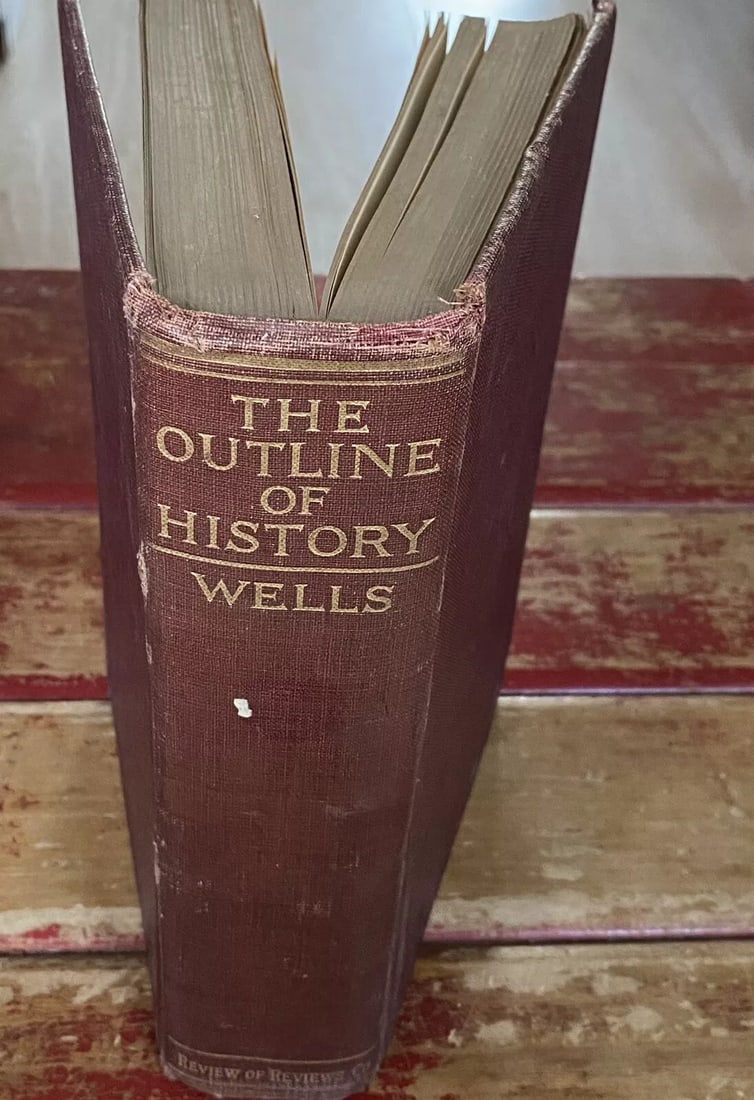 H. G. Wells THE OUTLINE OF HISTORY 3rd Ed. 1921 Macmillan HC Illustrated Good (1 of 18)