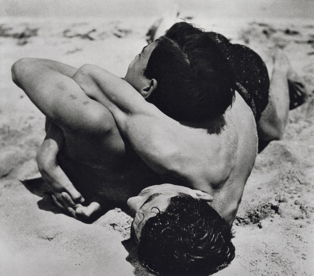 HERBERT LIST - Baltic Sea, Germany, 1933: Artist: Herbert List Title: Baltic Sea, Germany, 1933 Medium: Sheet Fed Gravure, 1988, Japan Dimensions: 9x7.9" Description: Heat Wax Mounted on 11x14" Conservation Board Artist Bio: Herbert List was