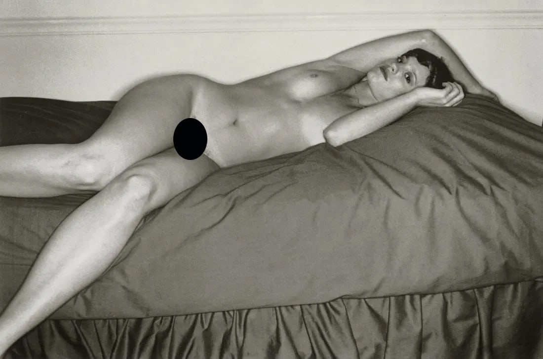 LEE FRIEDLANDER - Female Figure: Artist: Lee Friedlander Title: Female Figure Medium: Photo Litho, 1998, England Dimensions: 9.95x6.6" Description: Heat Wax Mounted on 11x14" Conservation Board Artist Bio: Lee Friedlander (1934) is