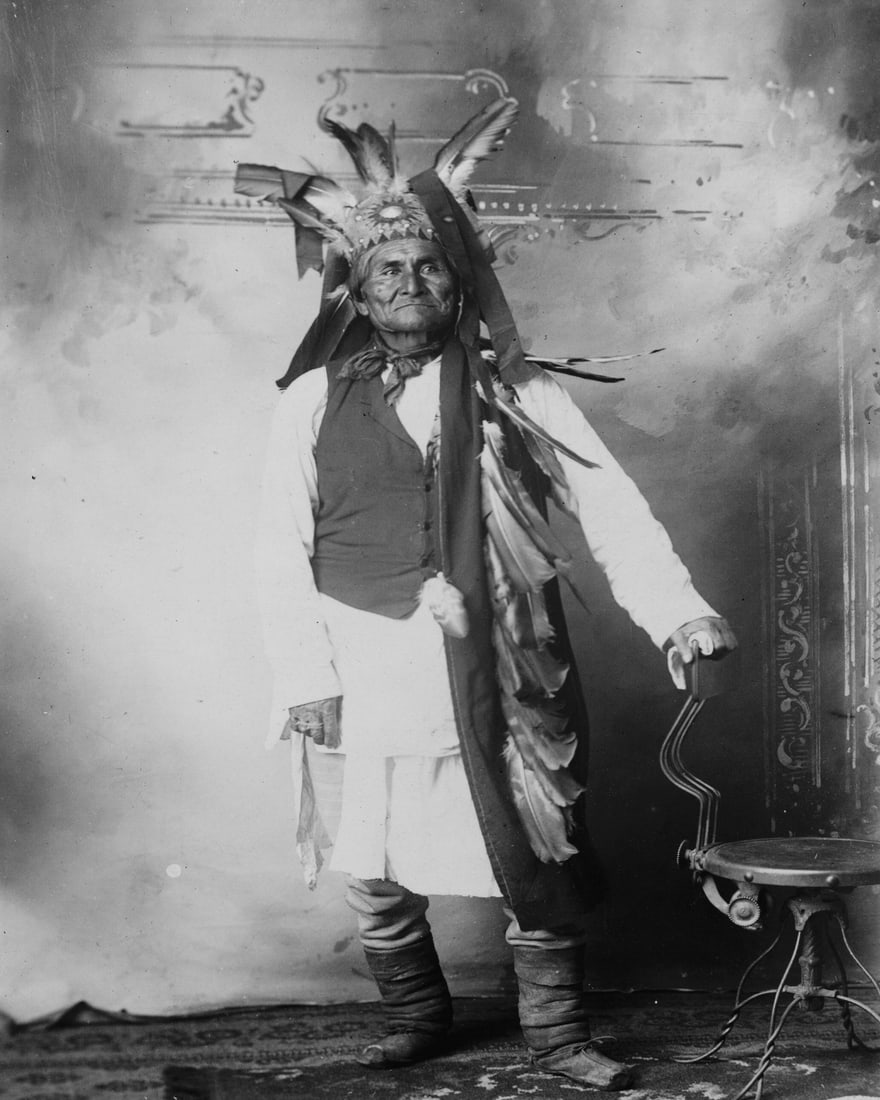 1906, GERONIMO, APACHE WAR CHIEF; AGE 78 (1 of 1)