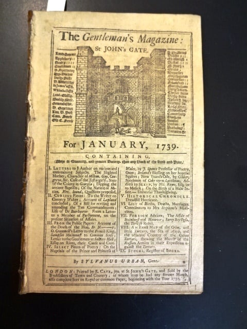 1739 Magazine Georgia History Frederica (1 of 4)
