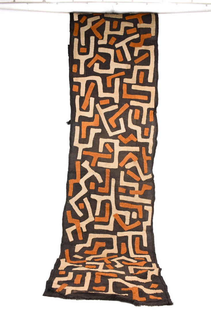 Textile – Cloth – Shoowa-Kuba – DR Congo 300 cm (1 of 5)