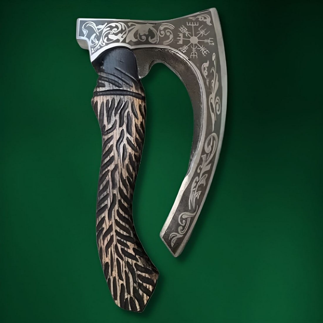 Viking Hatchet Camping Axe Carbon Steel Ash Wood (1 of 5)