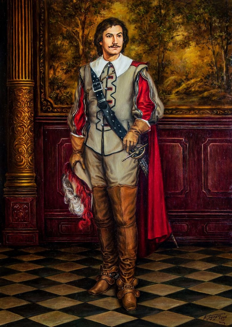 Oil painting Audience Valeriy Bulat (1 of 5)