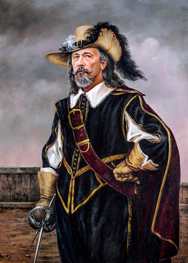 Oil painting At your service Valeriy Bulat (1 of 5)