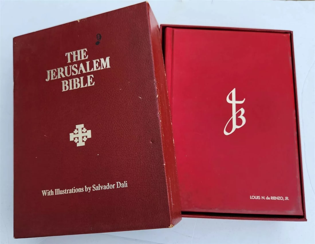 1970 JERUSALEM BIBLE ILLUSTRATED by SALVADOR DALI VINTAGE (1 of 20)