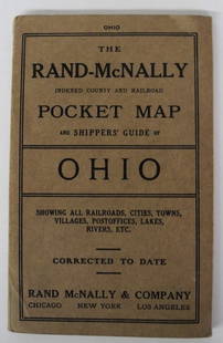 Rand-Mcnally & Co.'S New Commercial Atlas Map of Ohio.: Title: Rand-Mcnally & Co.'S New Commercial Atlas Map of Ohio. Date: 1912 Cartoghrapher: RAND MCNALLY & COMPANY Publisher: RAND, MCNALLY & CO. Height: 19 Width: 25.75 Description: Inset map of Hamilton