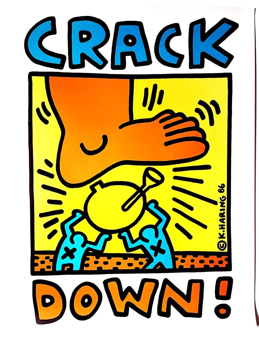 Keith Haring : Crack Down 1986 (1 of 1)