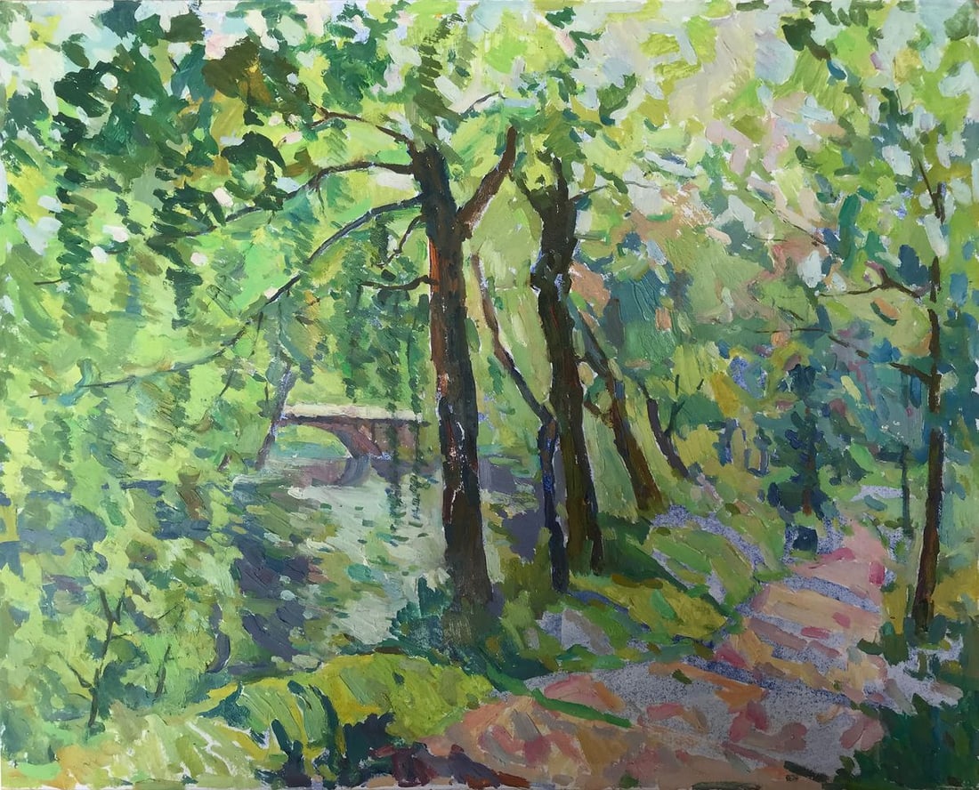 Oil painting Glade Peter Tovpev (1 of 11)