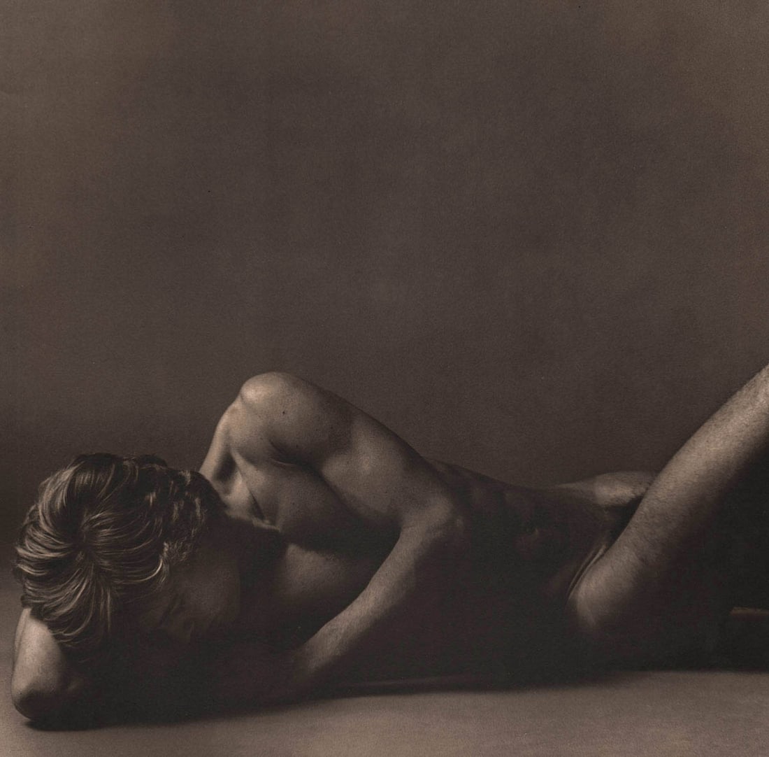 KEN HAAK - Male Figure,1973: Artist: KEN HAAK Print Title: Male Figure,1973 Medium: Tri-tone Photo-lithographs (Limited edition of 5000) Printed in the 1980’s, in the US Image size (inches), smaller print, approx 10 x 10