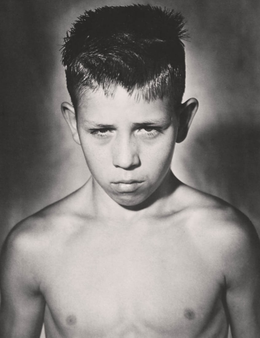 BRUCE WEBER - Josh Hauser, Mt. Scott Boxing Club, 1986: Artist: BRUCE WEBER Print Title: Josh Hauser, Mt. Scott Boxing Club, Portland, OR, 1986 Medium: Sheet-fed Gravure Printing Date: 1980's Printed in Spain Image Size approx: 11 X 8.5 inches Bruce Weber