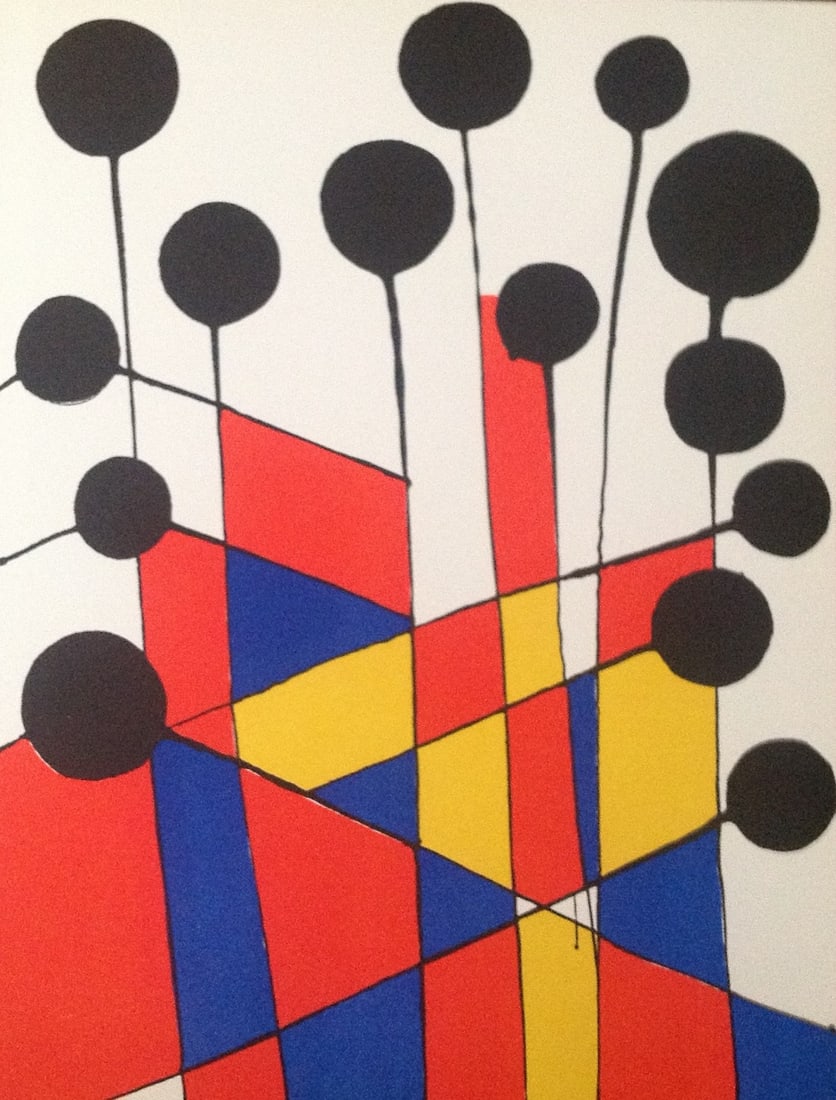 Alexander Calder Original lithograph XXe siecle 1971: Artist: Alexander Calder Title: Untitled Medium: Original Lithograph Marks: Not signed not numbered Paper Size: 11 x 9.5 inch Printed: 1971, France Provenance:XX Siecle 1971 Condition: Fine</spa