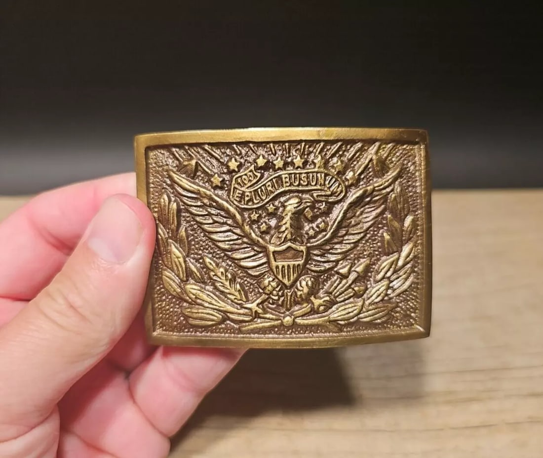 Civil War American Eagle Belt Plate Buckle (1 of 12)