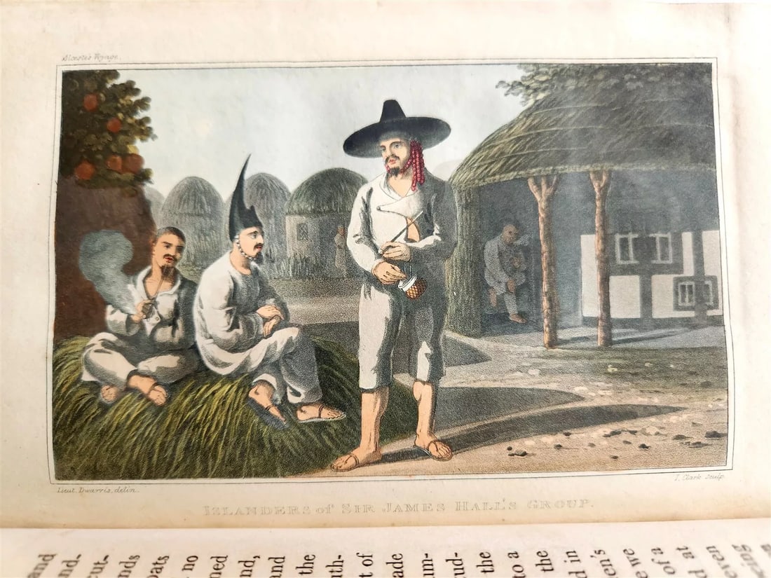 1820 VOYAGE OF SHIP ALCESTE TO CHINA COREA & ISLAND OF LEWCHEW antique SHIPWRECK (1 of 11)