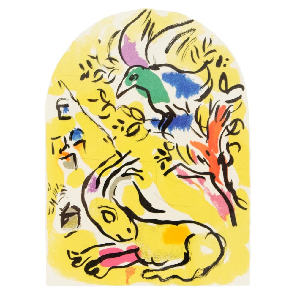 Chagall Sketch for Naphtali Lithograph Jerusalem windows (1 of 1)