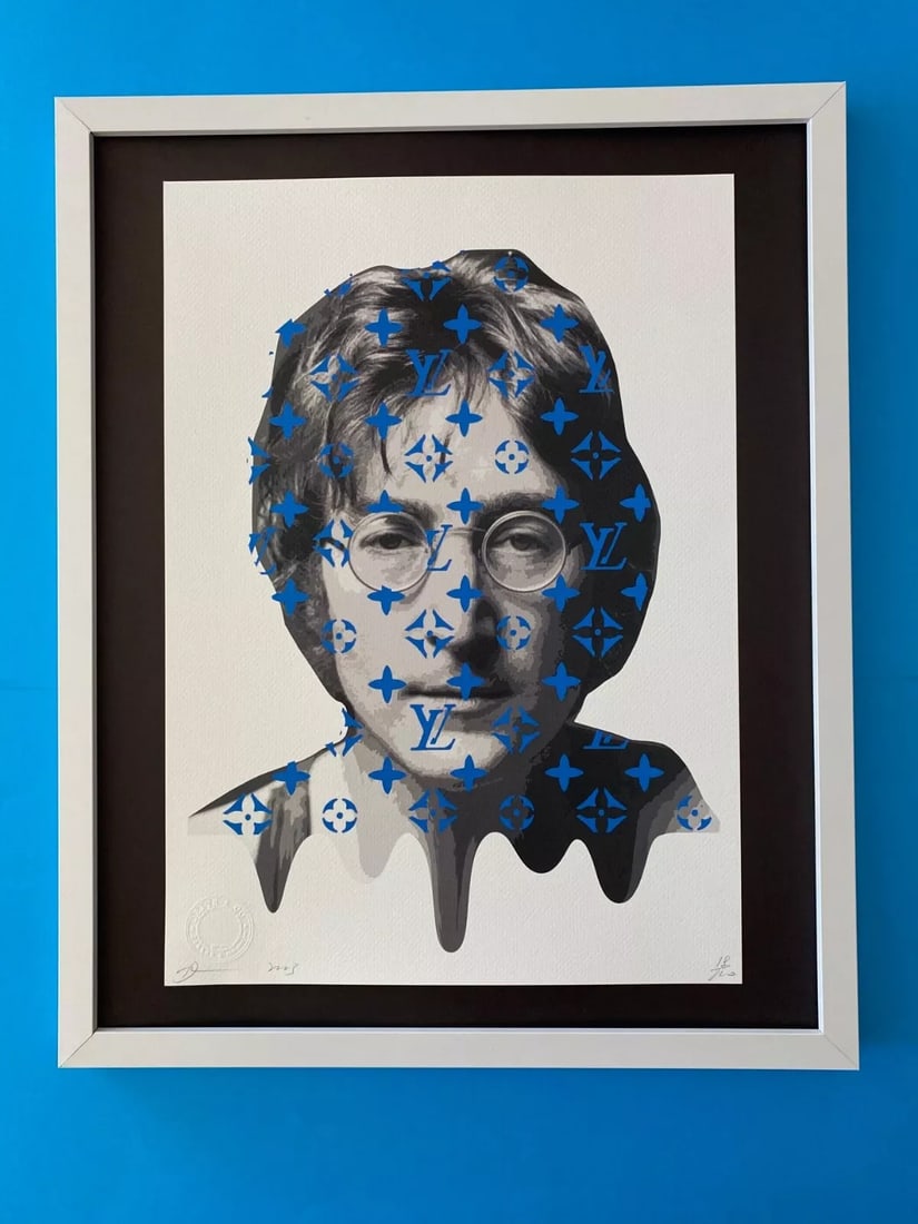 DEATH NYC Hand Signed LARGE Print Framed 16x20in COA JOHN LENNON LOUIS VUITTON & (1 of 5)