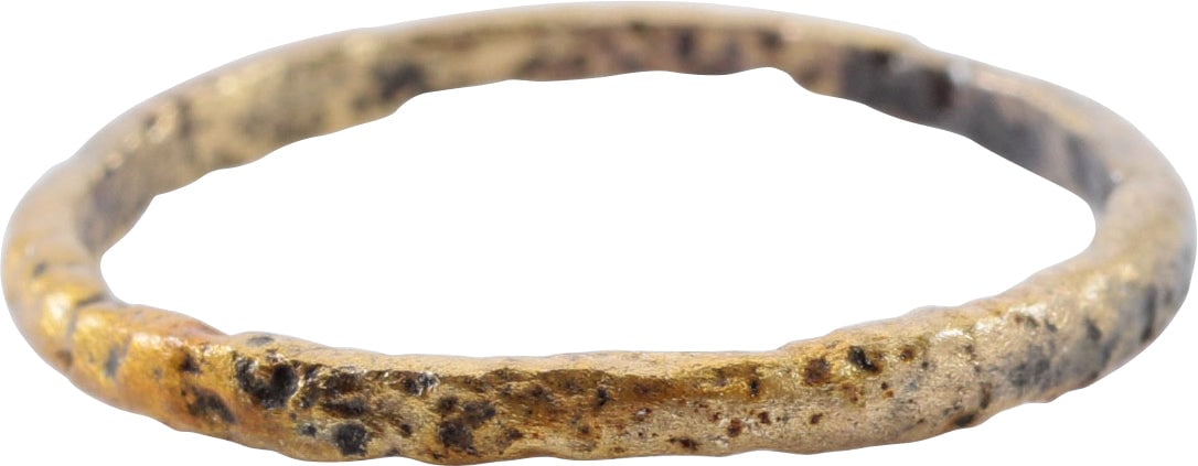 VIKING WEDDING RING, 10th-11th CENTURY AD, SIZE 8 (1 of 5)