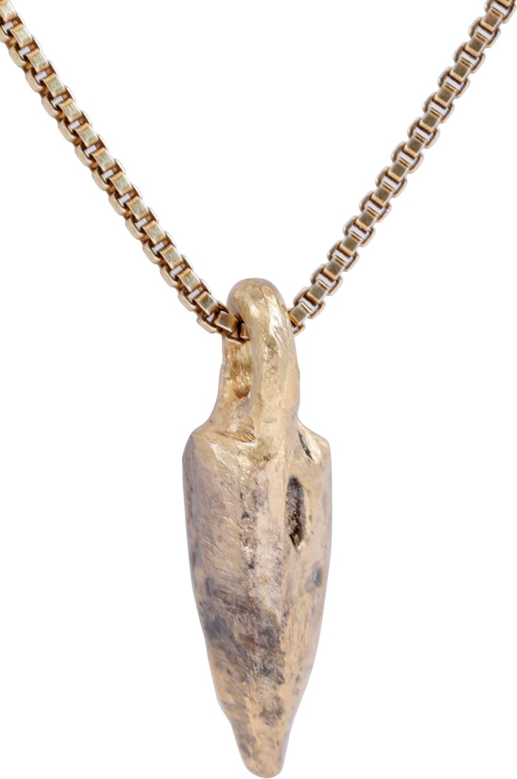 ROMAN ARROWHEAD PENDANT NECKLACE, C.100 BC (1 of 3)