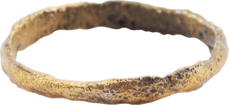 VIKING WEDDING RING, 10th-11th CENTURY AD, SIZE 5 (1 of 5)