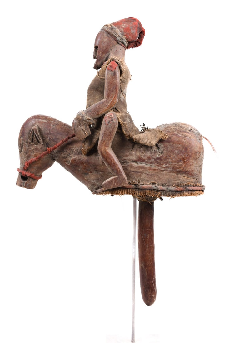 Equestrian Puppet – Wood – Bambara – Mali (1 of 7)