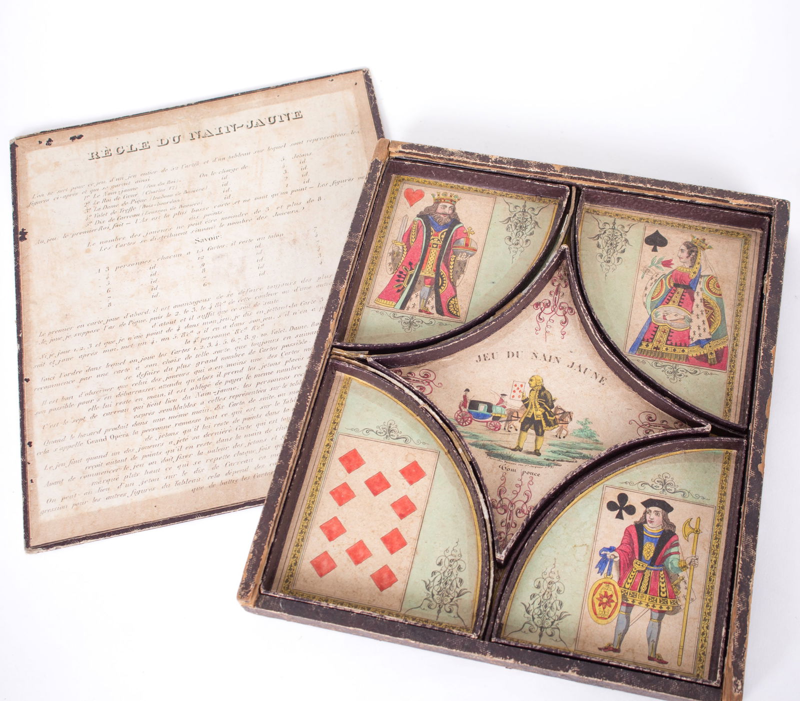 French board game Nain Jaune 1830/1850 full body french suite Tom Pouce (1 of 6)