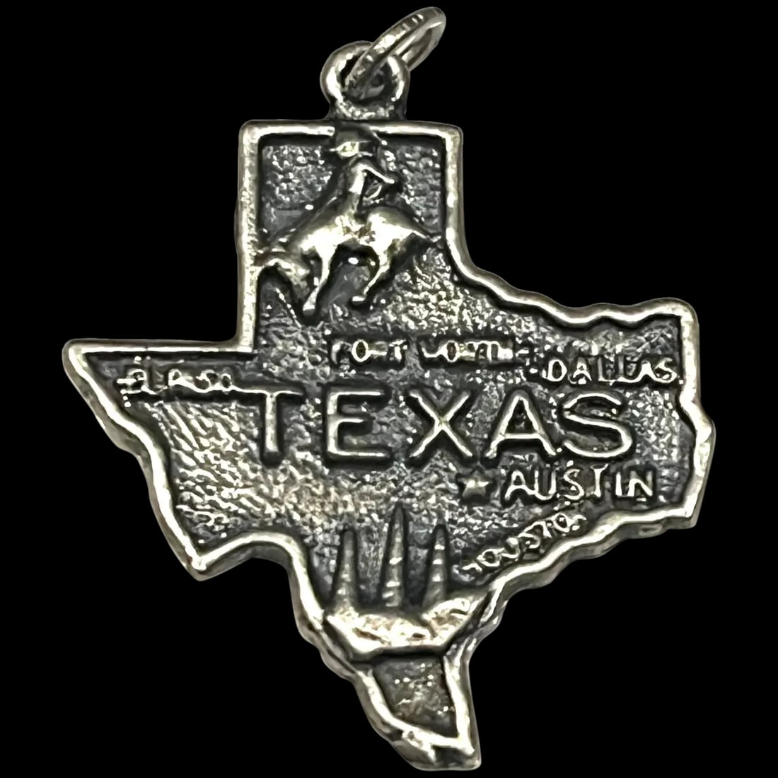 Vintage Sterling Silver Texas Charm (1 of 7)