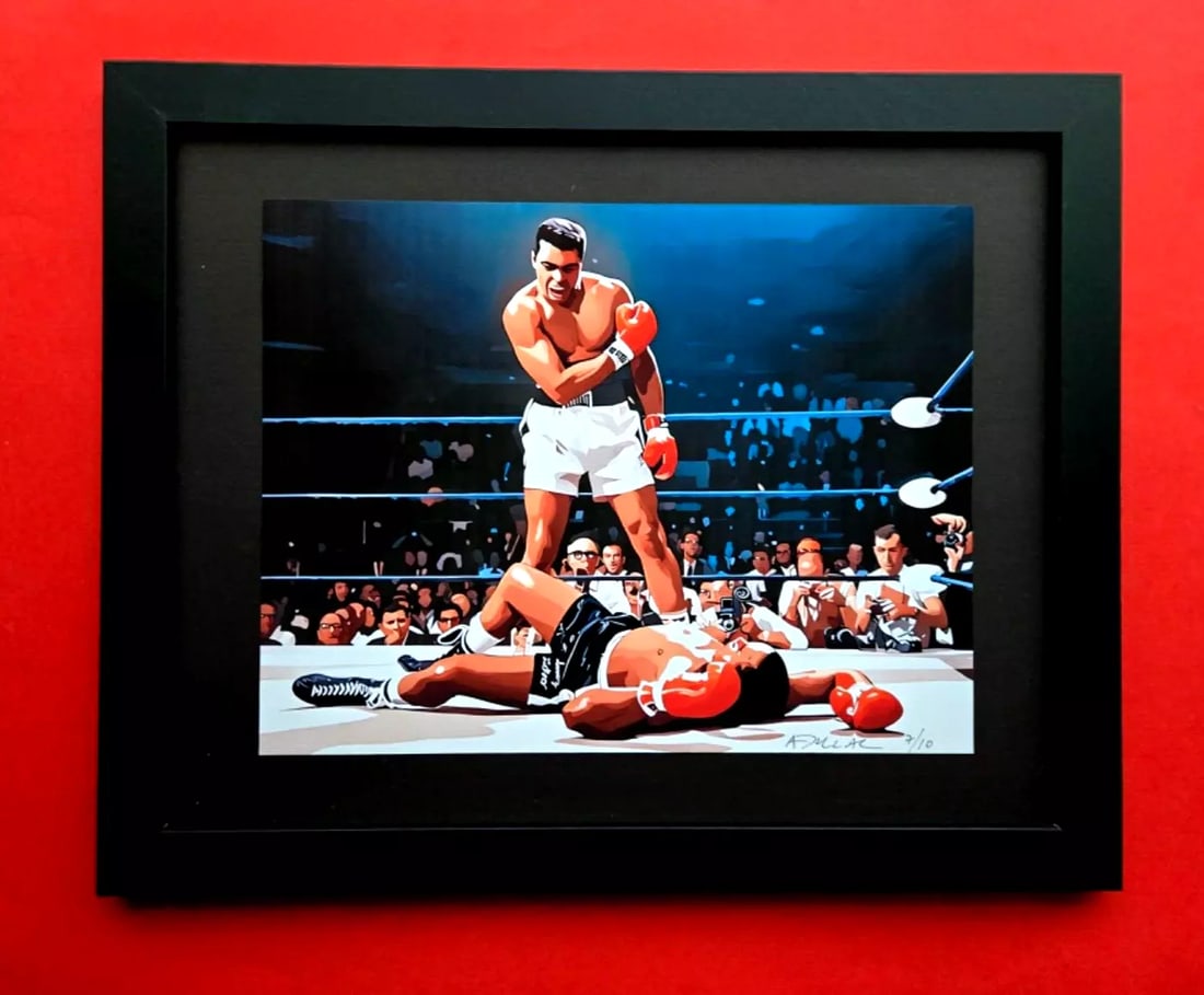 ALEXANDER DULAC | MUHAMMAD ALI Hand Signed Authentic Print Ed of 10 COA (1 of 4)