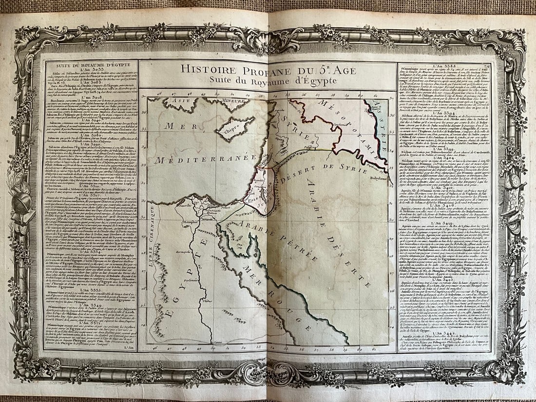 Asia Minor, Ancient Kingdom of Lydia at Its Peak (561-547 BCE) by Claude Buy de Mornas, 1762 (1 of 2)