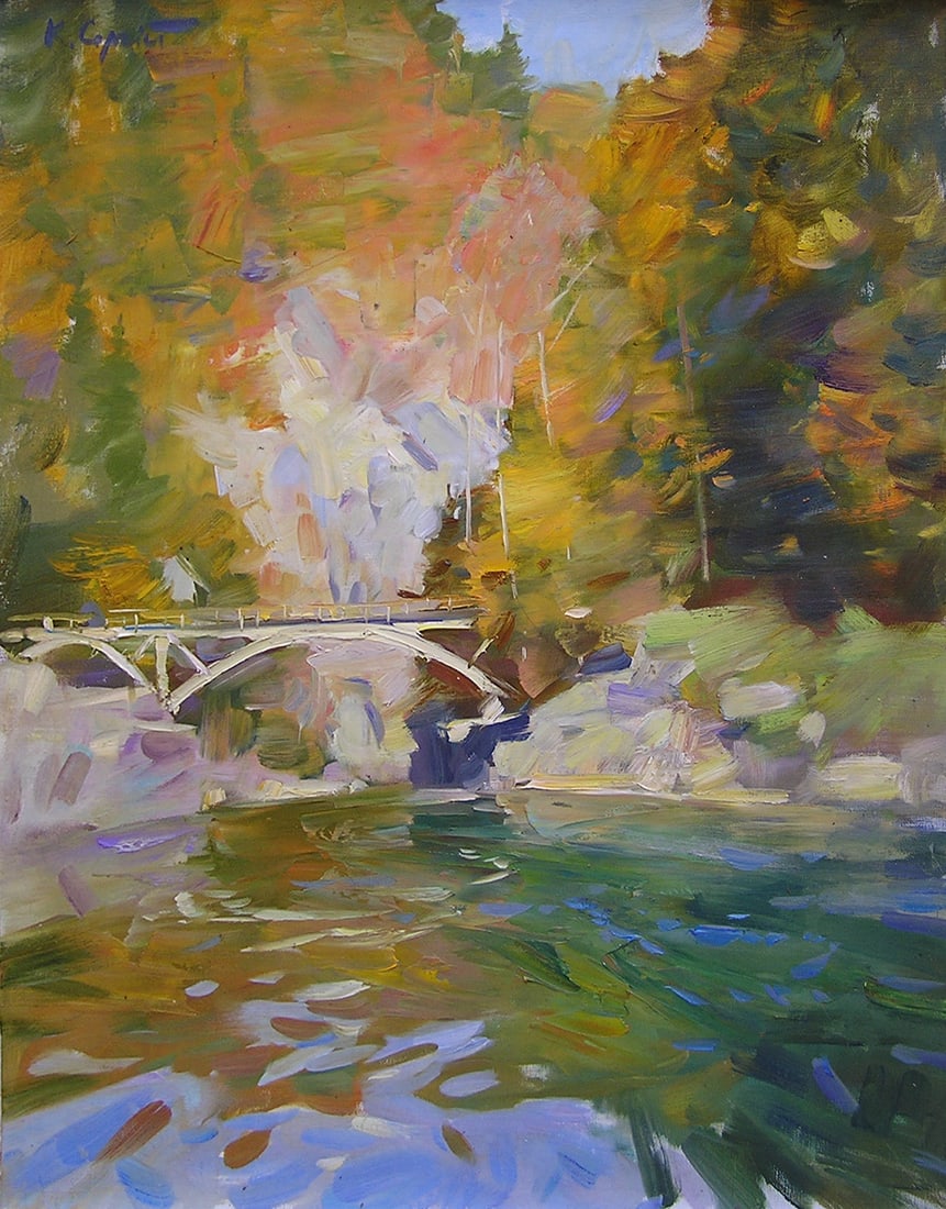 Oil painting Yaremche Serg Kovalenko (1 of 1)