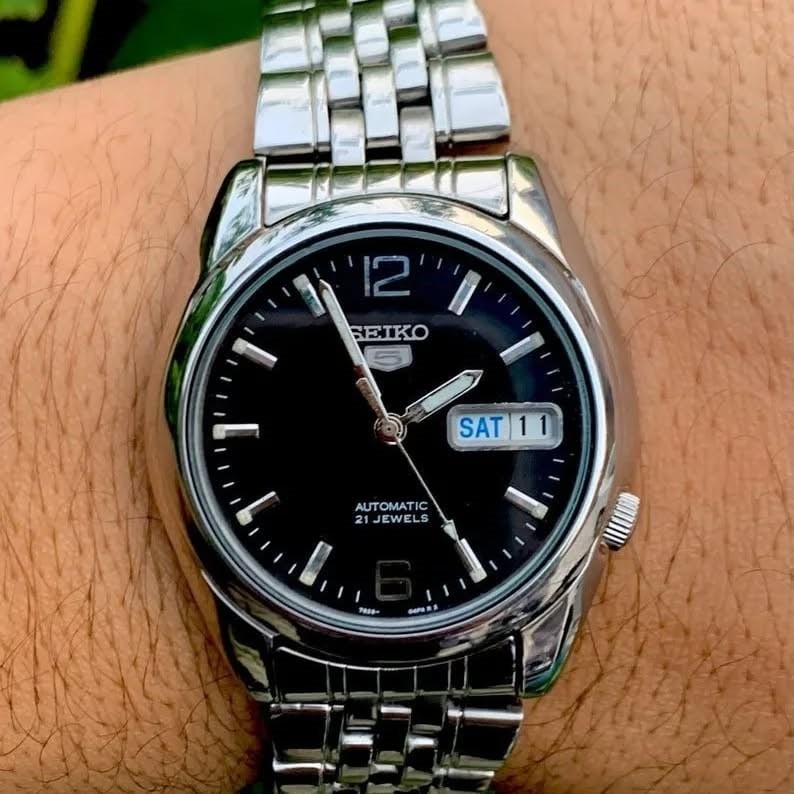 Seiko Watch 21 Jewels Automatic 7S26-01V0 With Day /Date Mens's Wrist Watch (1 of 7)