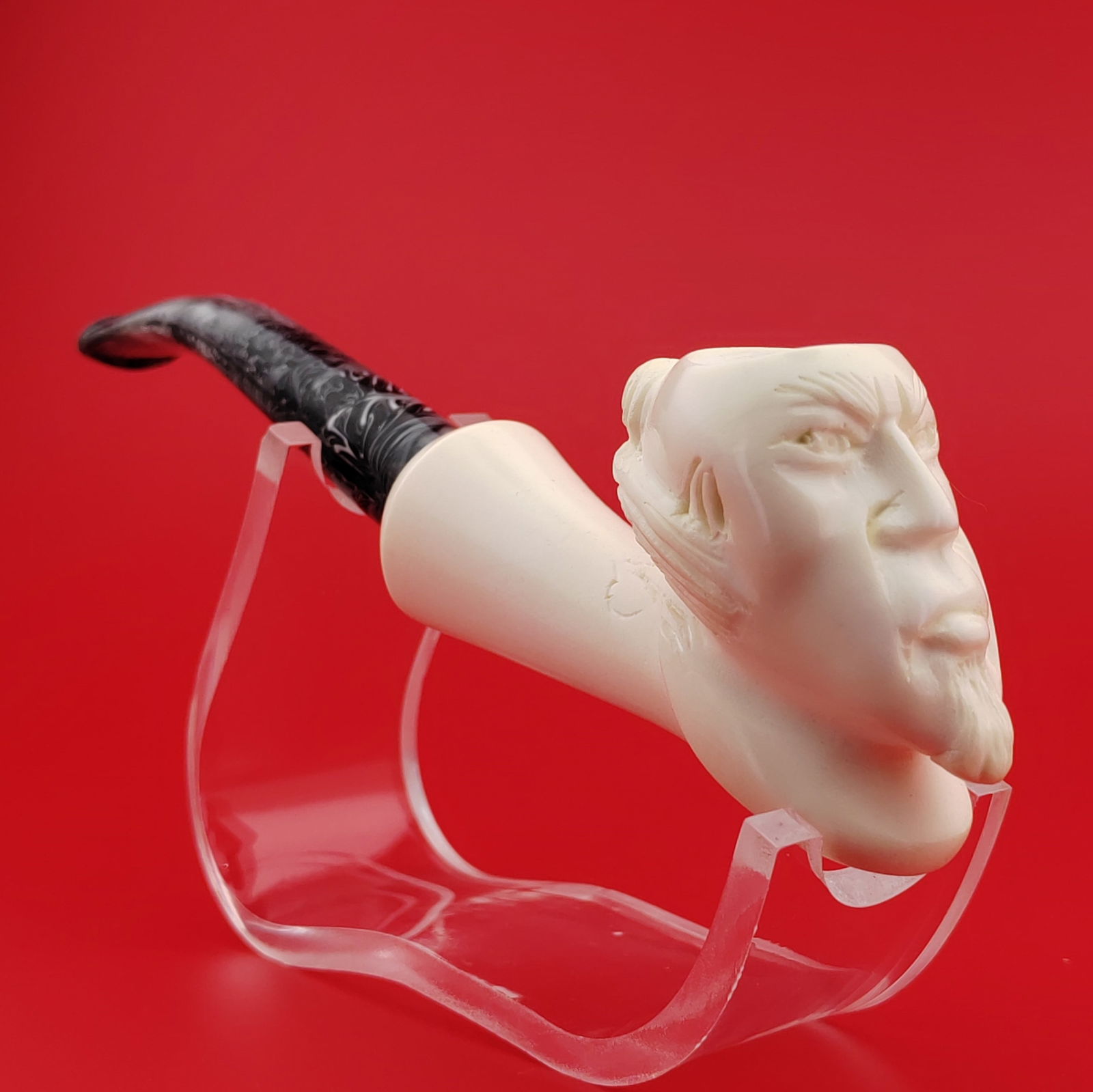 Samurai Warrior Meerschaum Pipe (1 of 9)
