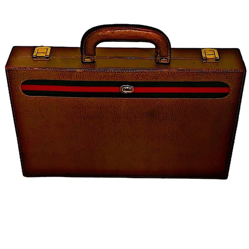 Authentic Vintage Gucci Special Order Rare Casino Poker Set w/ Web Travel Case (1 of 15)