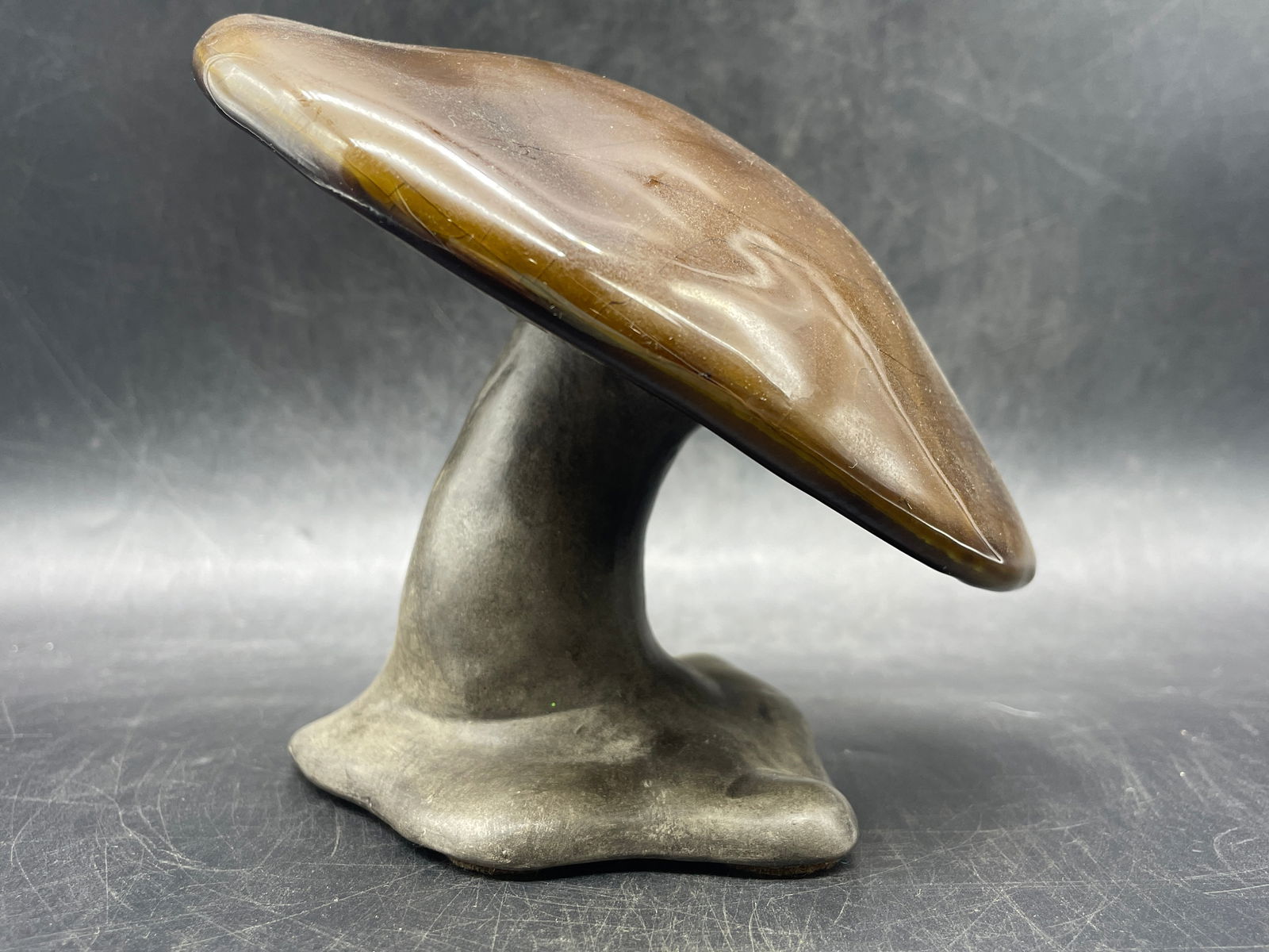 FREEMAN & MCFARLIN CALIFORNIA POTTERIES BROWN MUSHROOM SIGNED ANTHONY (1 of 8)